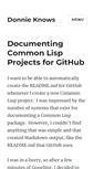 Mobile Screenshot of donnieknows.com